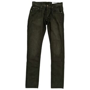 rag & bone Standard Issue Fit 2 Slim Leg in Dist Olive Green Jeans Men's Size 29
